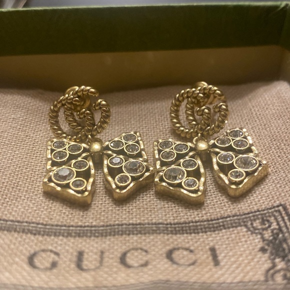 Gucci Luxury Earrings NIB Vintage - Picture 2 of 4